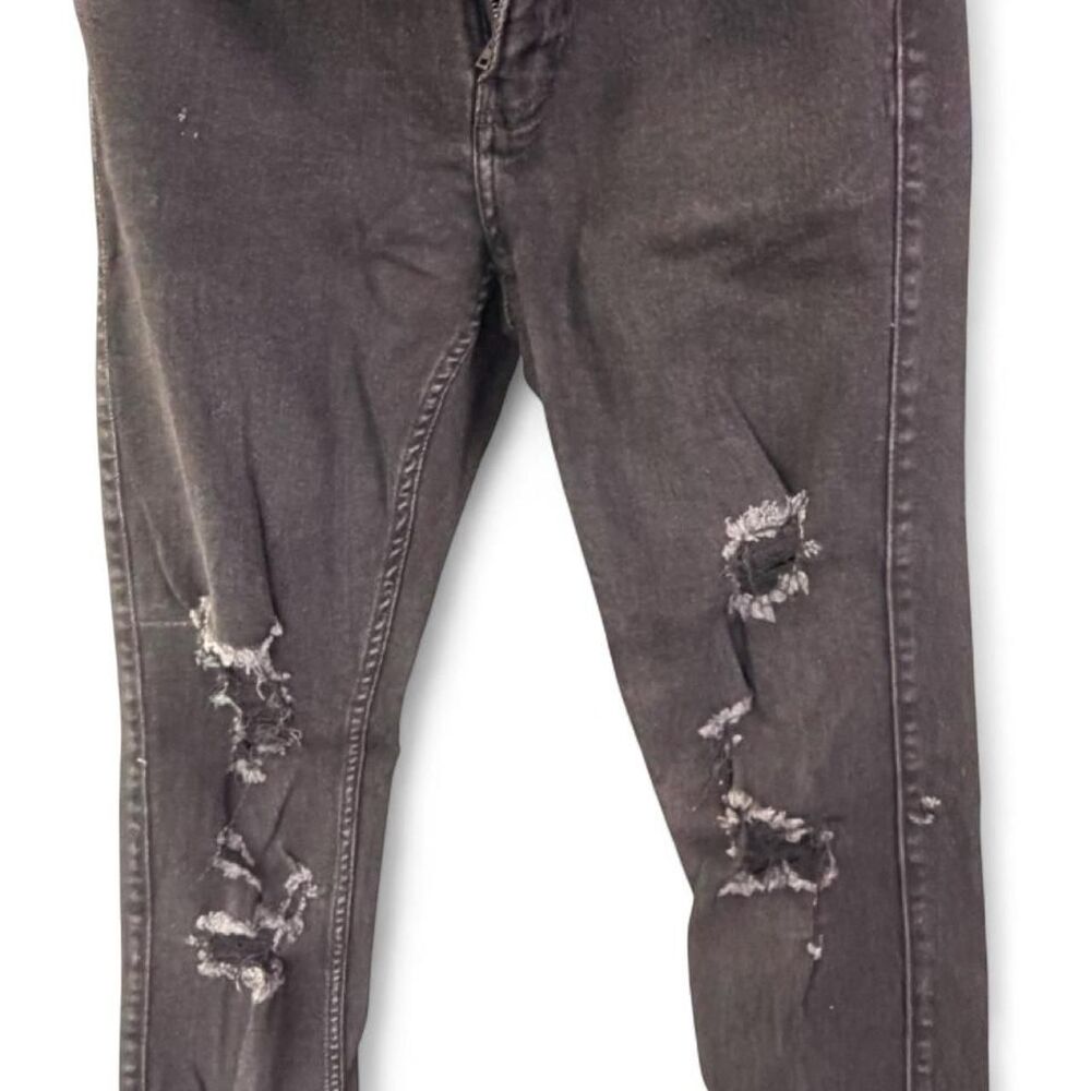Hollister-co Men's Black and Grey Jeans